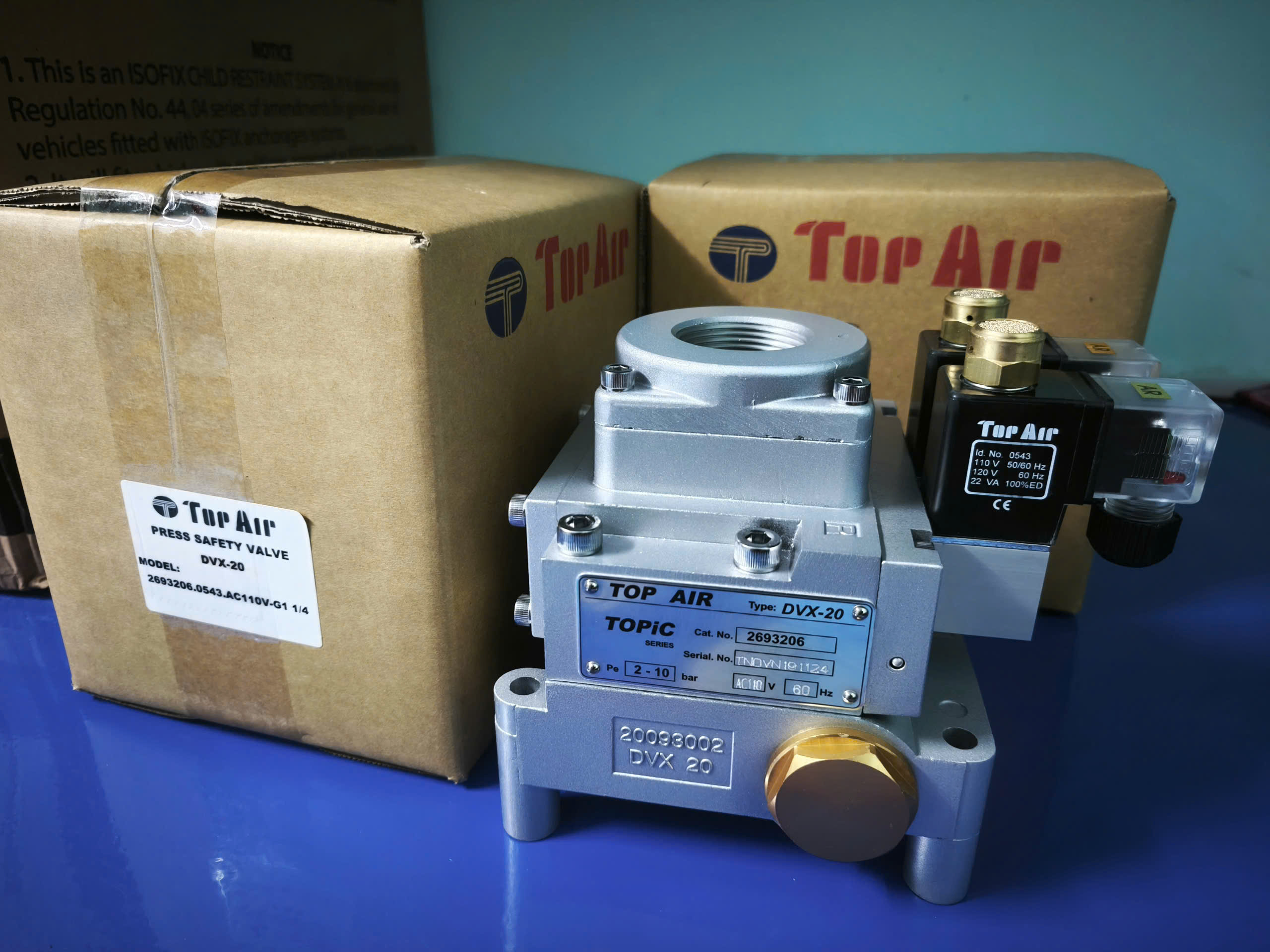 Van an toàn DVX20 3/2 Press safety valve – hình ảnh thực tế